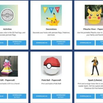 Niantic Releases Pokémon GO Fest 2020 Print-At-Home Papercraft Kits