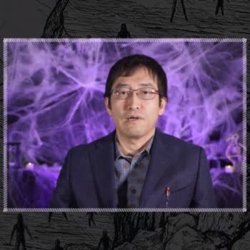 A screencap of the interview with Junji Ito hosted by VIZ Media, featuring the master of horror himself.