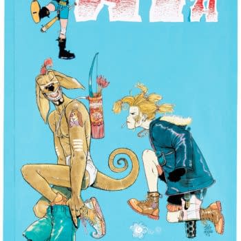 Jamie Hewlett Colour Tank Girl Cover From 1992, Up For Auction