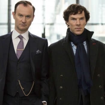 A look at Mycroft and Sherlock (Image: BBC)