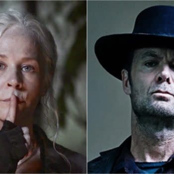 Carol from The Walking Dead and Dorie from Fear the Walking Dead (Images: AMC Networks).