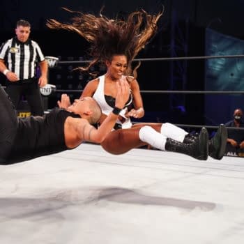 Brandi Rhodes wrestles Mel in AEW's Deadly Draw Tournament