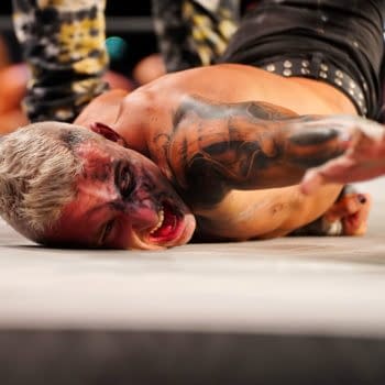 A moment from Jon Moxley vs. Darby Allin on AEW Dynamite 8/5/2020 [Photo: AEW]