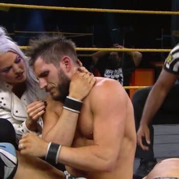 WWE NXT Report: Ridge Holland Is a Pain in the Neck for Johnny Gargano (Image: WWE)
