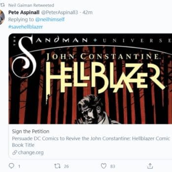 Neil Gaiman Approves Of "Save Hellblazer" Campaign