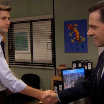 A look at Michael's last episode on The Office (Image: NBCUniversal)