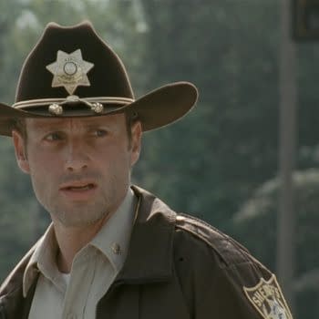 Andrew Lincoln as Rick Grimes on The Walking Dead (Image: AMC TV)