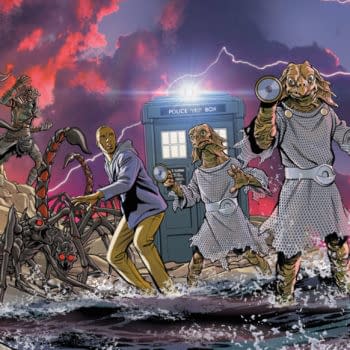 Christopher Jones' Connecting Covers For Doctor Who Comics #1-4
