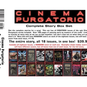 Cinema Purgatorio - 18 Issues For $40, FOC This Weekend