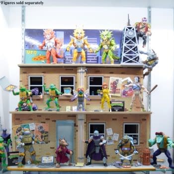 Teenage Mutant Ninja Turtle Street Diorama from NECA Dropping Today
