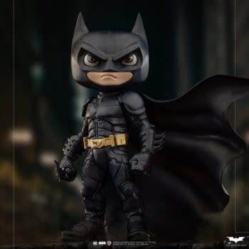 Batman Looks Over Gotham with New Minico Statue from Iron Studios