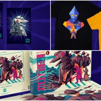 Mondo Releases New Godzilla Shirts, Puzzle, And Pins