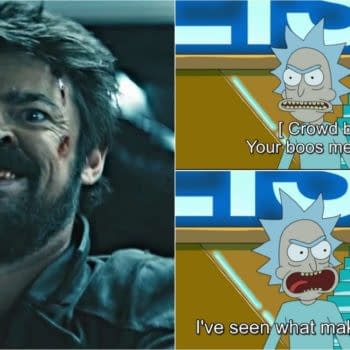 The Boys has now tied with Rick and Morty in one key area. (Images: Amazon Prime/Adult Swim)