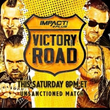 Rhino teams with Heath to take on Reno Scum at Impact Wrestling Victory Road.