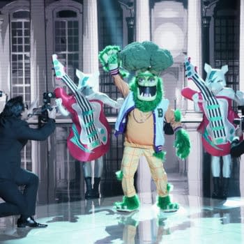 THE MASKED SINGER: Broccoli in the ÒThe Group C Premiere - Masked But Not LeastÓ episode of THE MASKED SINGER airing Wednesday, Oct. 28 (8:00-9:00 PM ET/PT) on FOX. © 2020 FOX MEDIA LLC. CR: Michael Becker/FOX.