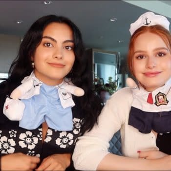 Riverdale's Madelaine Petsch and Camila Mendes Celebrate Halloween