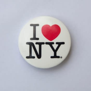 BELGRADE, SERBIA - APRIL 28, 2020: I love NY logo on a badge. This logo basis of an advertising campaign used since 1977 to promote tourism in the state of New York. (Image: Goran Bogicevic / Shutterstock.com)