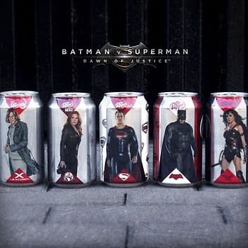 Batman V Superman Dawn of Justice Dr. Pepper Cans