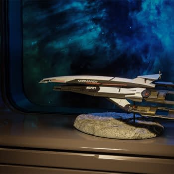 Mass Effect Normandy SR-1 Takes Off Once Again with Dark Horse Statue
