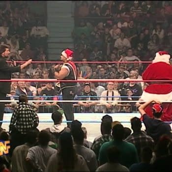 Xanta Claus attacks Savio Vega: In Your House, Dec, 17, 1995