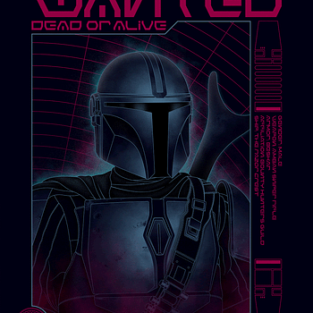 Mandalorian Lenticular Print On Sale At Battleneck Gallery Thru Sunday
