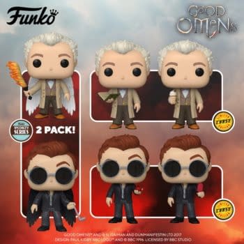 Good Omens Aziraphale and Crowley Pop Vinyls Revealed from Funko