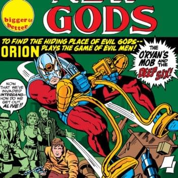 The cover to New Gods #4