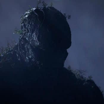 Swamp Thing -- “Long Walk Home” -- Image Number: SWP108c_0196r -- Pictured: Derek Mears as Swamp Thing -- Photo: Fred Norris / 2020 Warner Bros. Entertainment Inc. -- © 2020 Warner Bros. Entertainment Inc. All Rights Reserved.