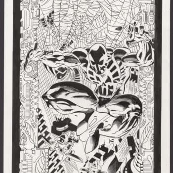Spider-Man 2099 David A. Roach #1 Art Recreation On Auction
