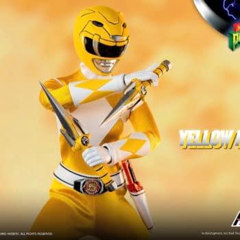 Power Rangers Yellow Ranger Heroically Arrives at threezero