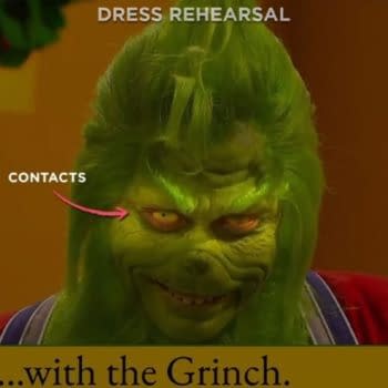 Saturday Night Live released some rehearsal footage from The Grinch sketch. (Image: NBC screencap)