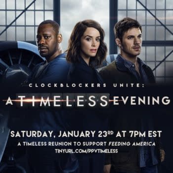Timeless Team Calls on Clockblockers to Unite for a Great Cause (Image: NBCU)