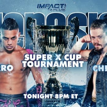 Match graphic for K.C. Navarro vs. Blake Christian at Impact Genesis