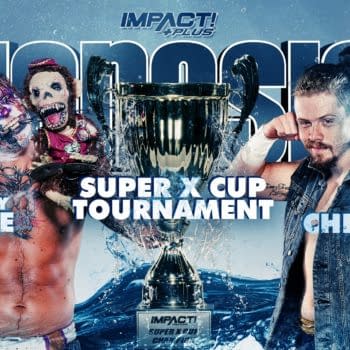 Match graphic for Crazzy Steve vs. Blake Christian at Impact Genesis