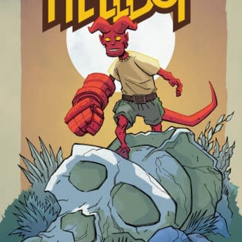 Craig Rousseau's Young Hellboy Cover For Forbidden Planet And Jetpack