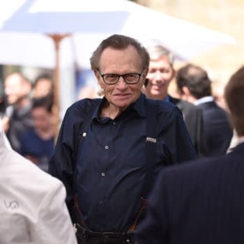 LOS ANGELES - APRIL 26: Larry King at the celebrity chef, restaurateur Wolfgang Puck's Hollywood walk of fame star receiving ceremony at Hollywood Blvd on April 26, 2017 in Los Angeles, CA. (Image: Hayk_Shalunts / Shutterstock.com)