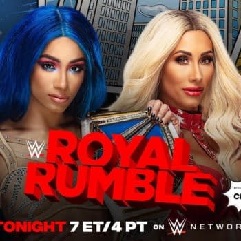 WWE Royal Rumble - Banks Makes a Statement Against Carmella for Title
