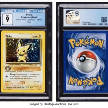 Vintage Neo Genesis Pichu Pokémon Card Swirls Onto Auction