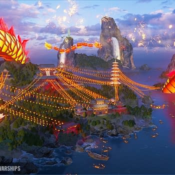 World Of Warships Has Added A Massive Dragon Port
