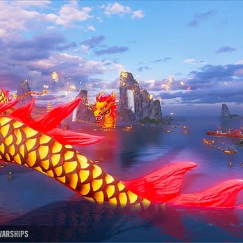 World Of Warships Has Added A Massive Dragon Port