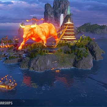 World Of Warships Has Added A Massive Dragon Port