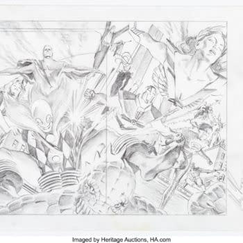 Alex Ross' Astro City Poster Pencils Up For Auction, Only $360 So Far