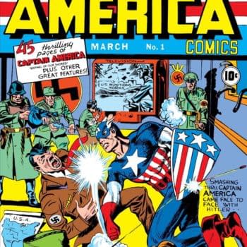 The cover to Captain America Comics #1