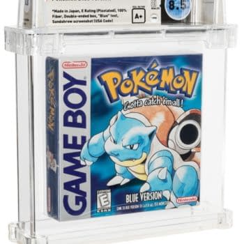 Pokémon Blue Wata A+ 8.5-Graded Copy Up For Auction At Heritage