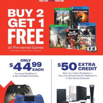 Gamestop Holding Annual President's Day Sale February 13th-15th