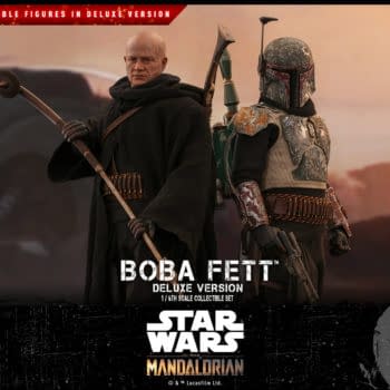 The Mandalorian Boba Fett Gets Two Figure Deluxe Set From Hot Toys