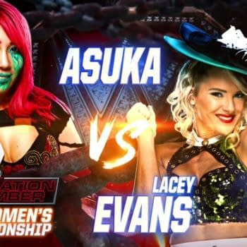 At WWE Elimination Chamber, Asuka will defend her Raw Women's Championship against Lacey Evans