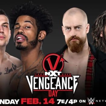 In the finals of the Men's Dusty Rhodes Calssic, MSK will face Grizzled Young Veterans at NXT Takeover Vengeance Day on Sunday.