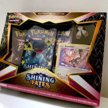 Pokémon TCG Shining Fates Product Review: Mad Party Pin Collection