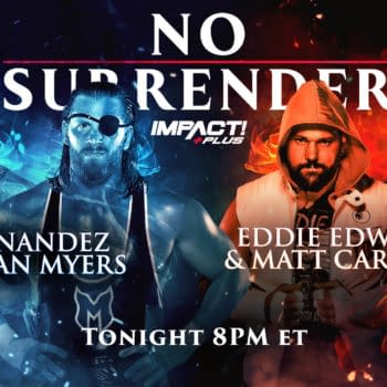 Impact No Surrender Match Graphic for Hernandez and Brian Myers vs. Eddie Edwards and Matt Cardona